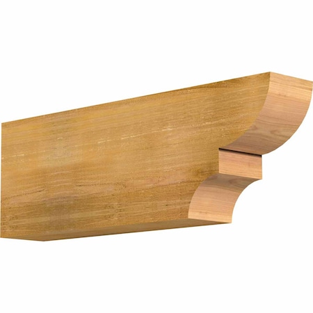 Ekena Millwork Ridgewood Rough Sawn Rafter Tail, Western Red Cedar, 6"W x 12"H x 36"L RFT06X12X36RID00RWR